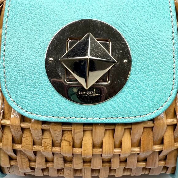 Kate Spade Santiago Plantation Wicker Mini Bag - Picture 6 of 16